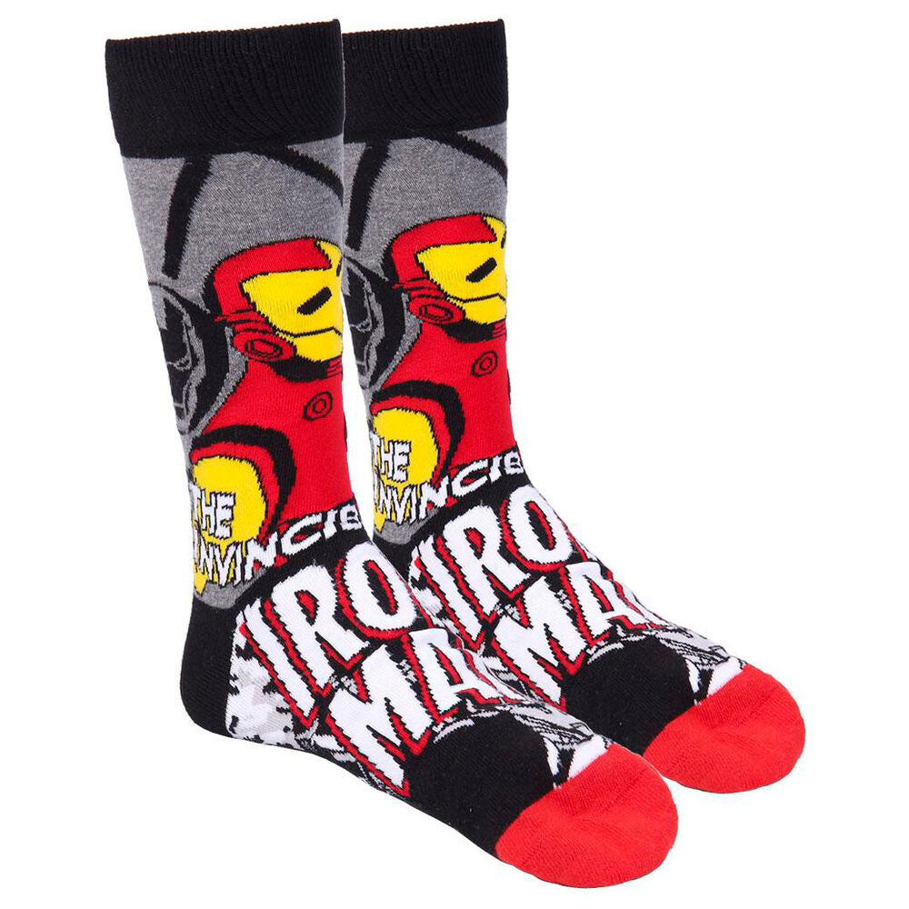 Set de calcetines Marvel CERDÁ con diseños de Capitán América, Iron Man y Spider-Man - 7
