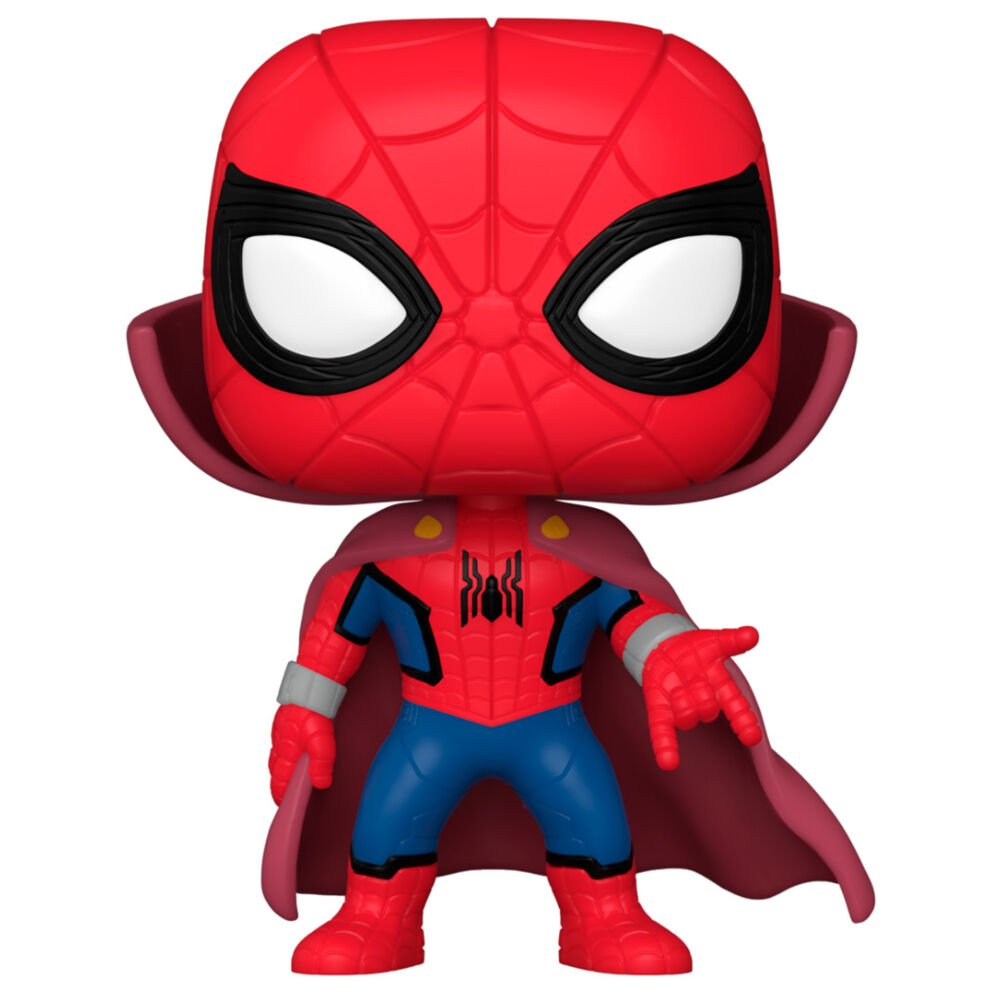 Figura Funko POP! Marvel What If...? Zombie Spider-Man con capa burdeos