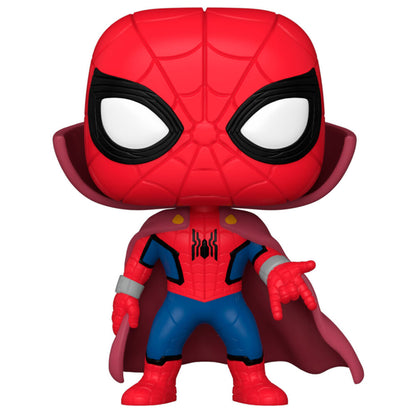 Figura Funko POP! Marvel What If...? Zombie Spider-Man con capa burdeos