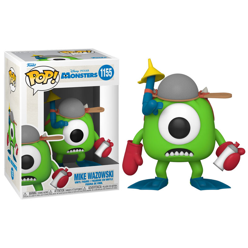 Figura Funko POP! de Mike de Monstruos S.A. con casco y manoplas - 2