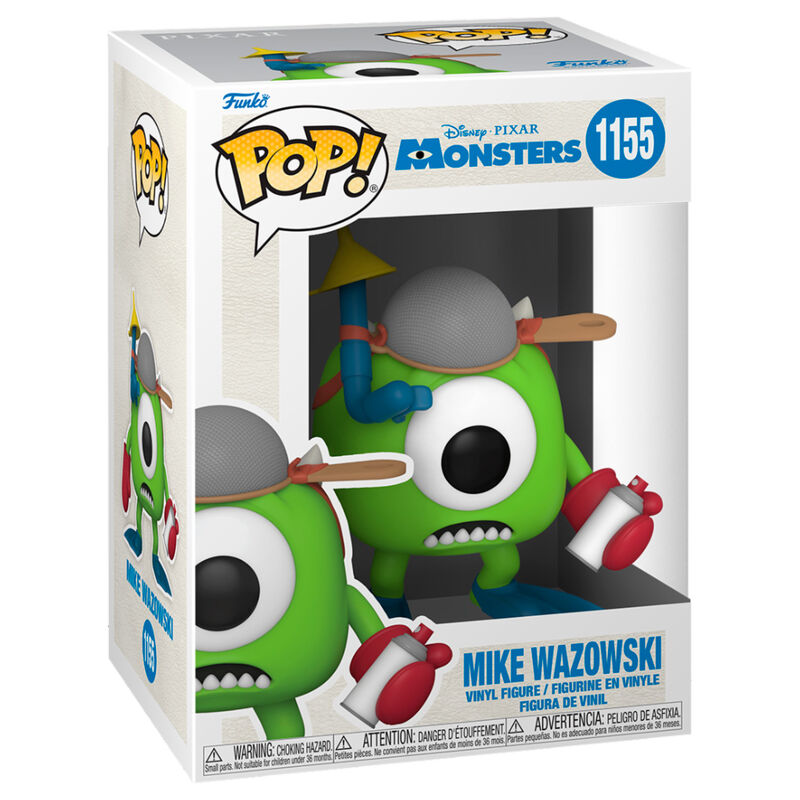 Figura Funko POP! de Mike de Monstruos S.A. con casco y manoplas - 3