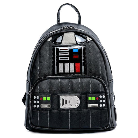 Mochila negra Loungefly de Darth Vader con panel de control Star Wars - 2