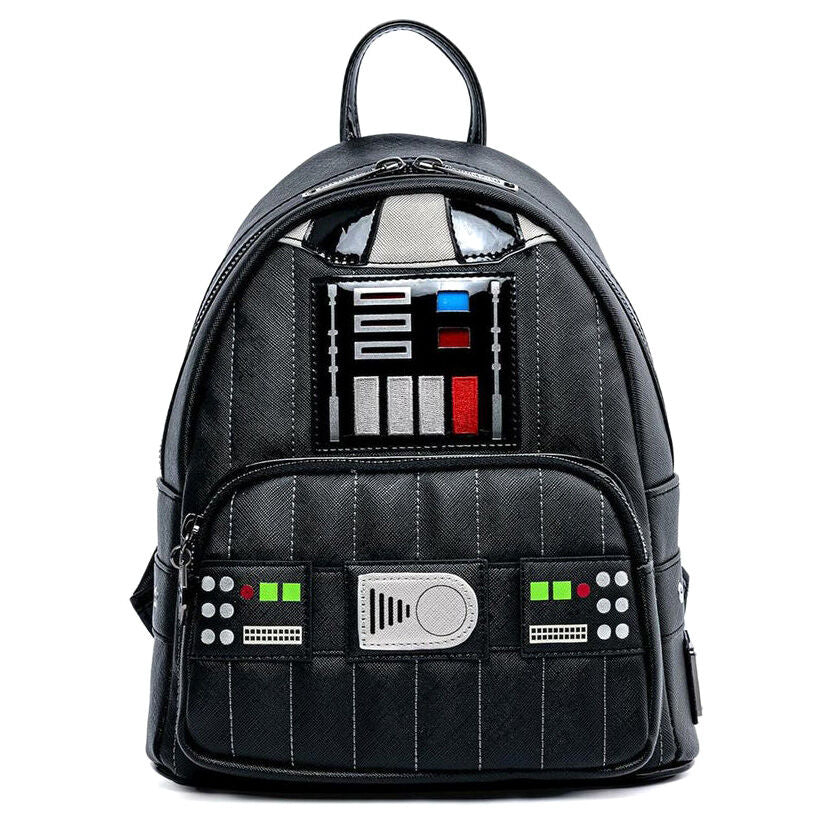 Mochila negra Loungefly de Darth Vader con panel de control Star Wars - 2