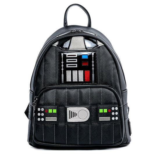 Mochila negra Loungefly de Darth Vader con panel de control Star Wars - 2