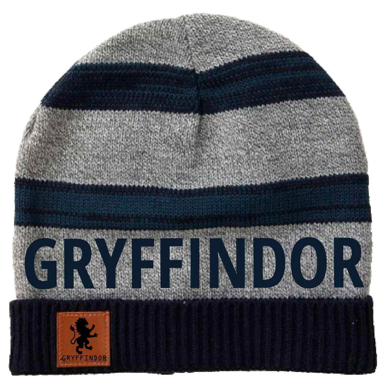 Gorro Gryffindor Harry Potter gris y azul marino