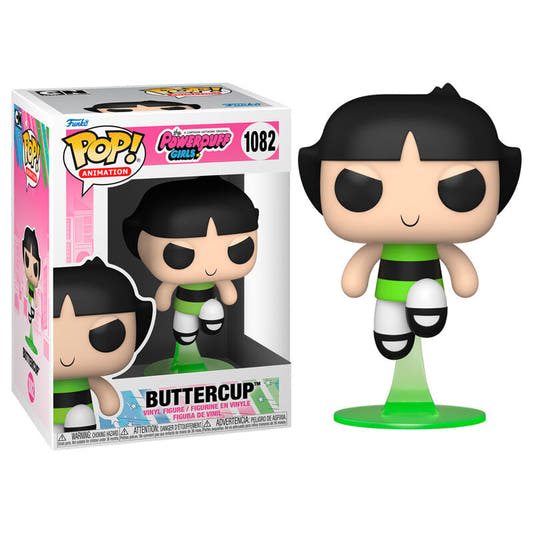 Figura Funko POP! de Buttercup de Las Supernenas con uniforme verde y negro - 2