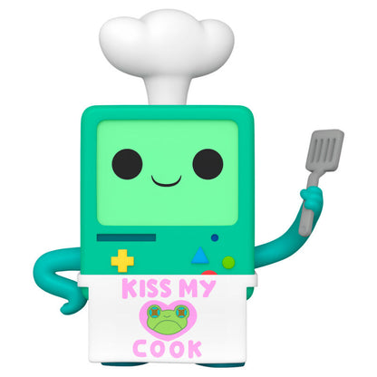 Figura Funko POP! de BMO Cook con gorro de chef, delantal y espátula