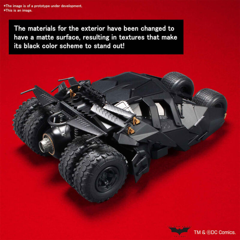 Model kit Batmobile Batman Begins negro a escala 1/35 - 2