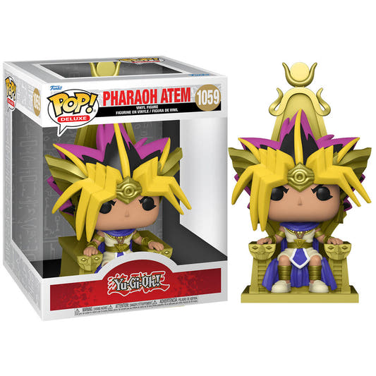 Figura Funko POP! de Atem Pharaoh Yugi sentado en un trono faraónico - 2