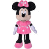 Peluche Minnie Disney de 25 cm con vestido rosa y lazo de lunares