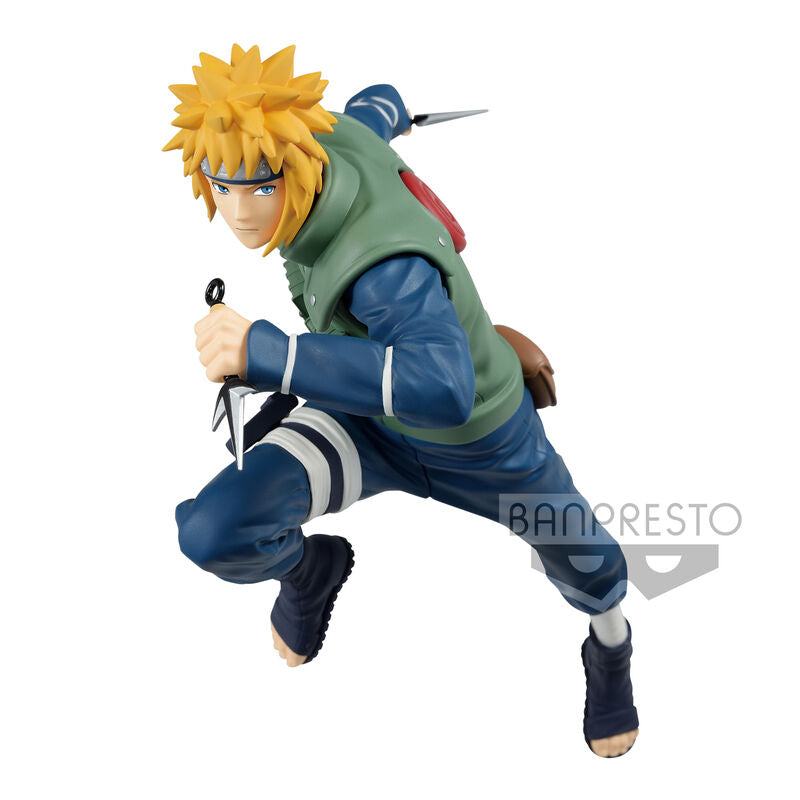 Figura de Namikaze Minato Vibration Stars en pose de combate
