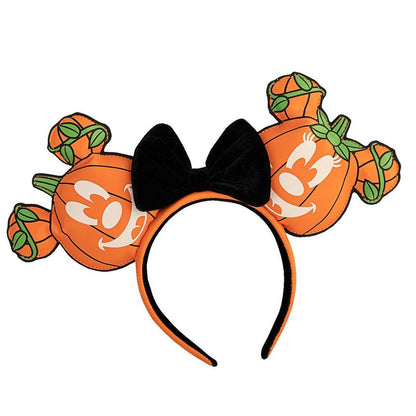 Diadema Loungefly de orejas Mickey con diseño de calabaza