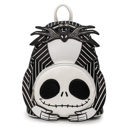 Mochila Loungefly de Jack Skellington en blanco y negro