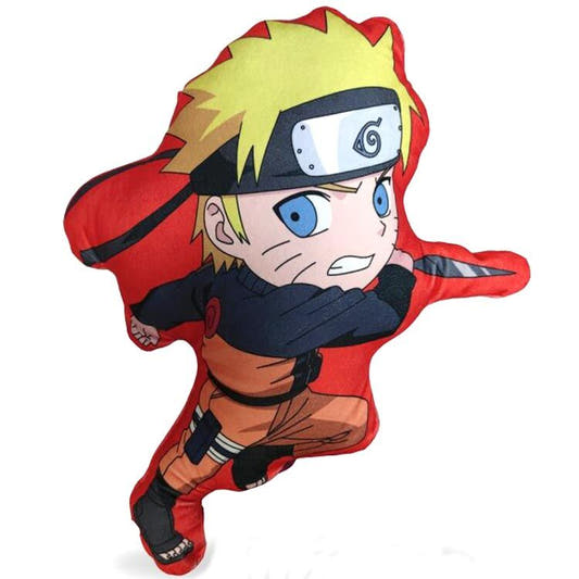 Cojín 3D de Naruto Uzumaki en pose de acción
