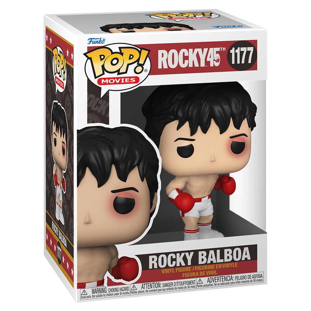 Figura Funko POP! de Rocky Balboa con guantes rojos - 3