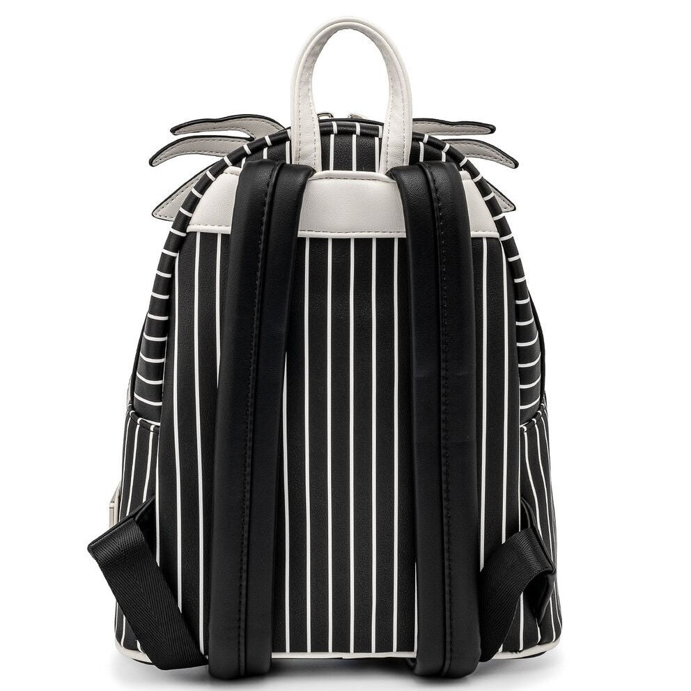 Mochila Loungefly de Jack Skellington en blanco y negro - 2