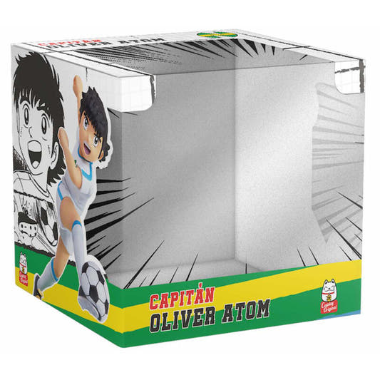 Figura de Oliver Atom chutando un balón sobre una base futbolística - 3
