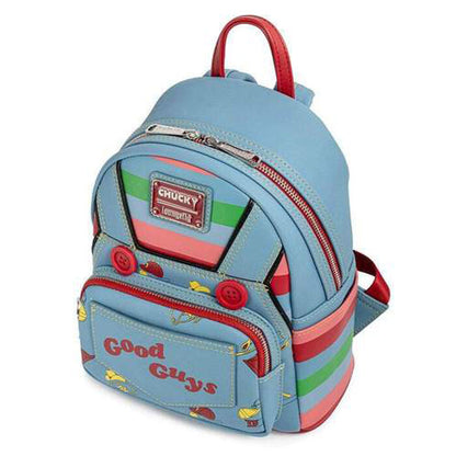 Mochila Loungefly de Chucky Good Guys en azul, rojo y verde - 2