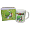 Set de taza blanca y hucha verde de Yoshi Super Mario Bros