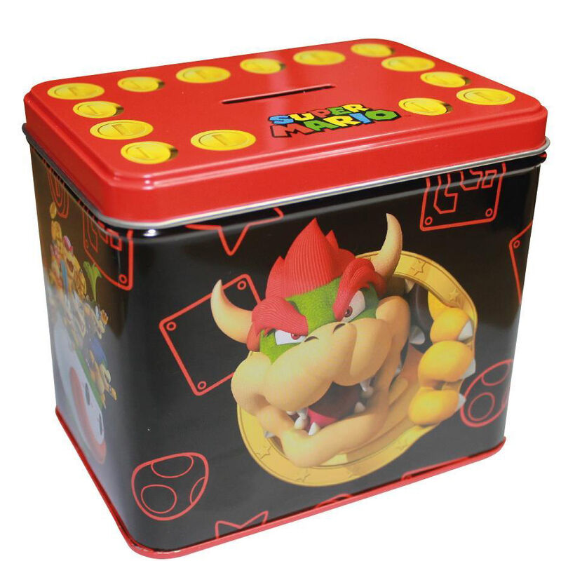 Taza de cerámica y hucha metálica de Bowser Super Mario Bros - 2