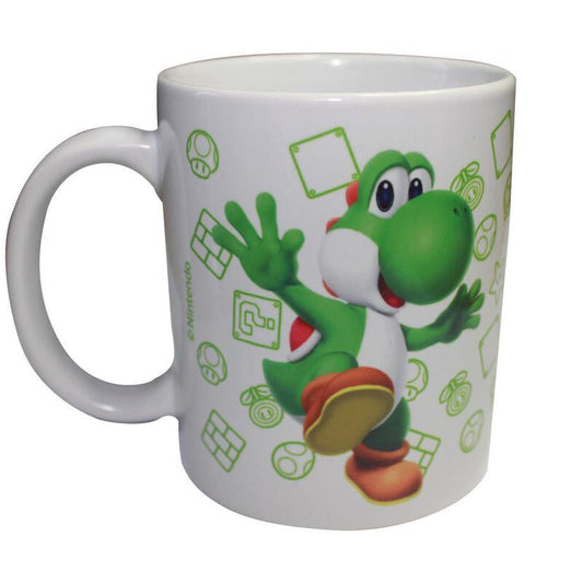 Set de taza blanca y hucha verde de Yoshi Super Mario Bros - 2