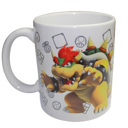 Taza de cerámica y hucha metálica de Bowser Super Mario Bros - 3