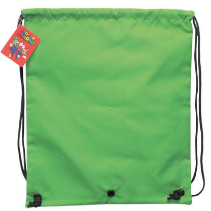 Saco verde de Luigi de Super Mario Bros con cordones - 2