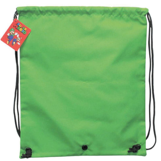 Saco verde de Luigi de Super Mario Bros con cordones - 2