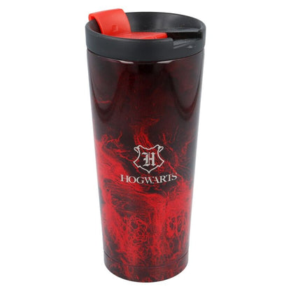 Vaso de viaje de acero inoxidable Harry Potter Gryffindor rojo y negro - 3