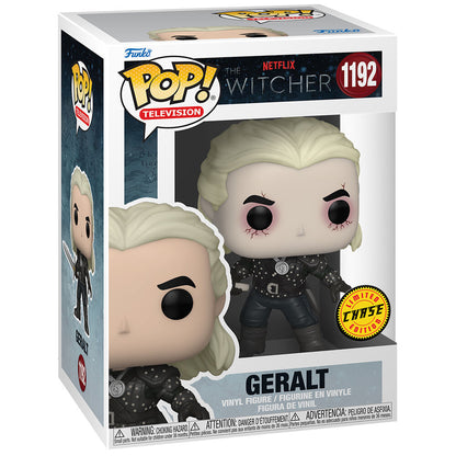 Figura Funko POP! Geralt de The Witcher Chase en caja con ventana