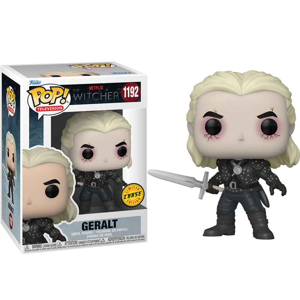 Figura Funko POP! Geralt de The Witcher Chase en caja con ventana - 2