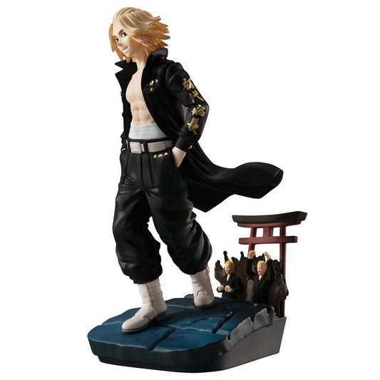 Expositor MEGAHOUSE Petitrama Tokyo Revengers con cuatro figuras Toman - 4
