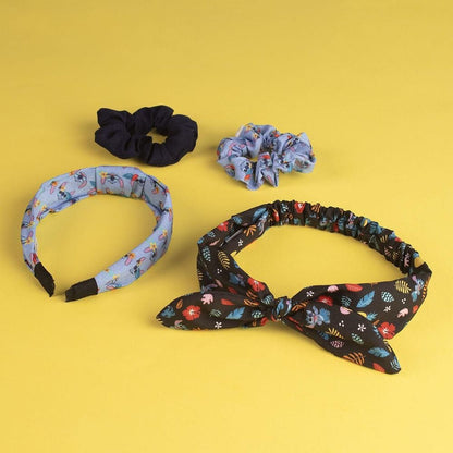 Neceser transparente Stitch Disney con accesorios para el pelo - 2