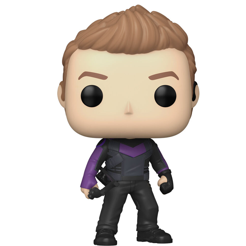Figura Funko POP! de Hawkeye con traje negro y morado