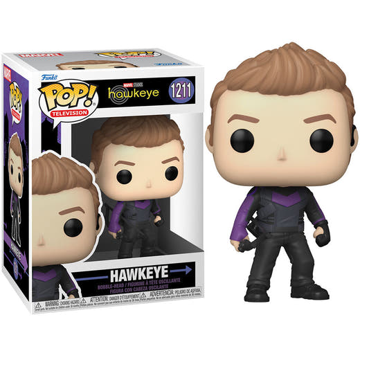 Figura Funko POP! de Hawkeye con traje negro y morado - 2