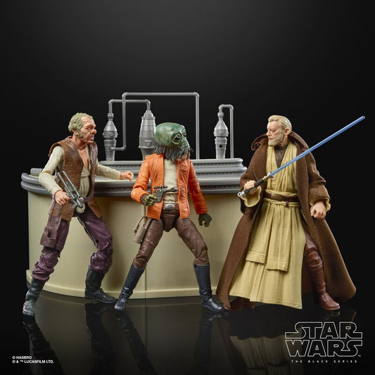 Set Star Wars The Black Series Cantina Showdown con Dr. Evazan, Ponda Baba y Obi-Wan Kenobi - 2
