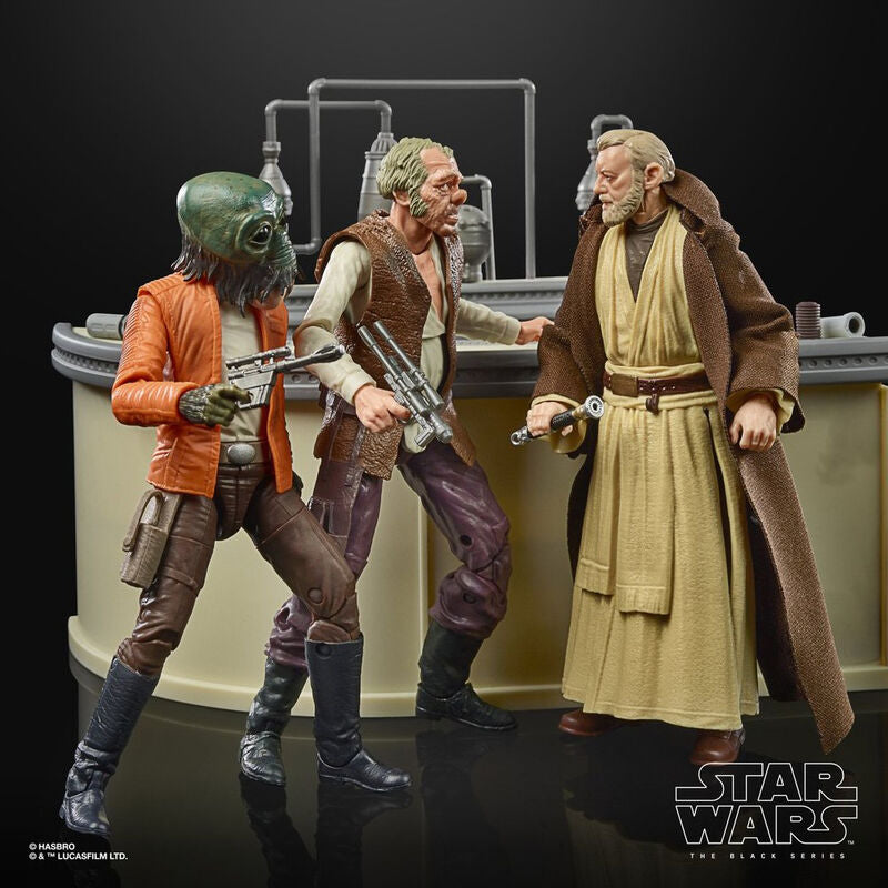 Set Star Wars The Black Series Cantina Showdown con Dr. Evazan, Ponda Baba y Obi-Wan Kenobi - 4