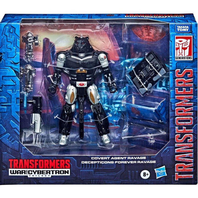 Figura articulada Ravage de Transformers War for Cybertron de 15 cm con accesorios