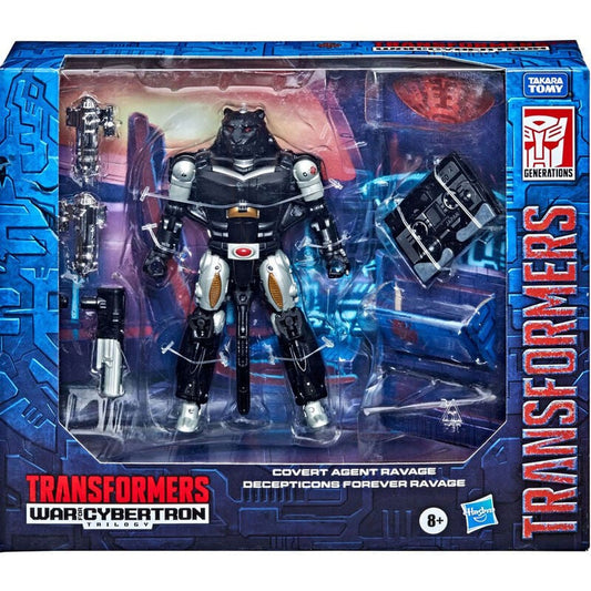 Figura articulada Ravage de Transformers War for Cybertron de 15 cm con accesorios