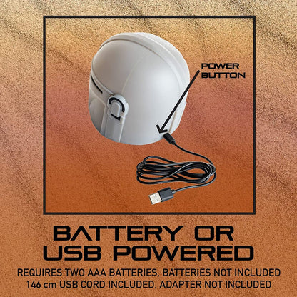 Lámpara con diseño del casco de The Mandalorian - 5