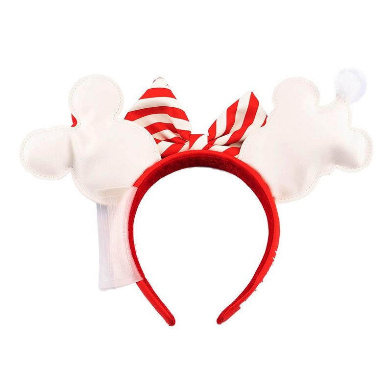 Diadema roja de orejas Mickey y Minnie Snowman Disney Loungefly - 2