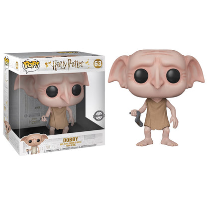 Figura Funko Pop! Exclusive de Dobby de Harry Potter en caja con ventana