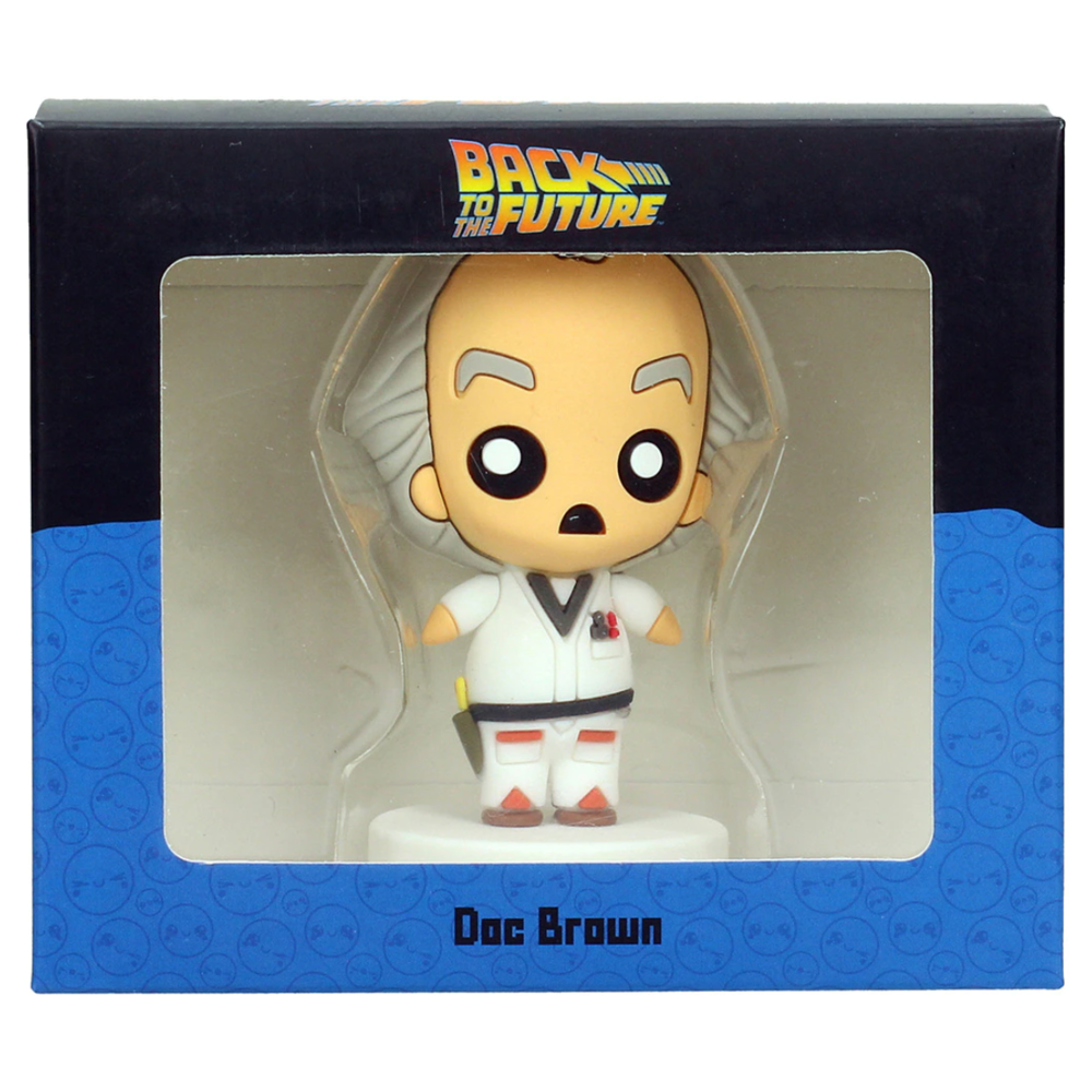 Figura Pokis de Doc Brown de Regreso al Futuro en caja