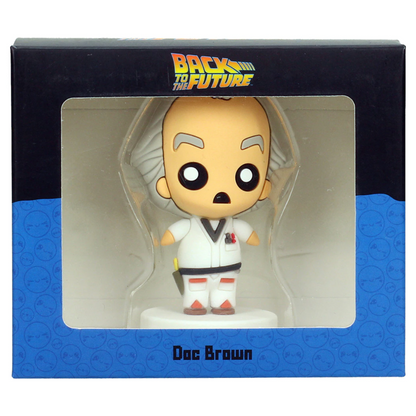 Figura Pokis de Doc Brown de Regreso al Futuro en caja