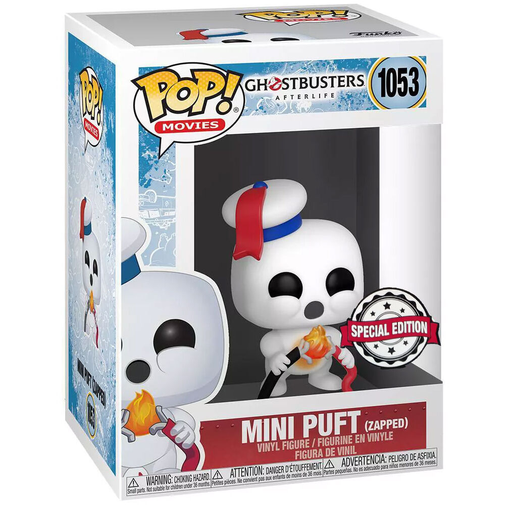Figura Funko POP Mini Puft Zapped con gorro y llama - 2