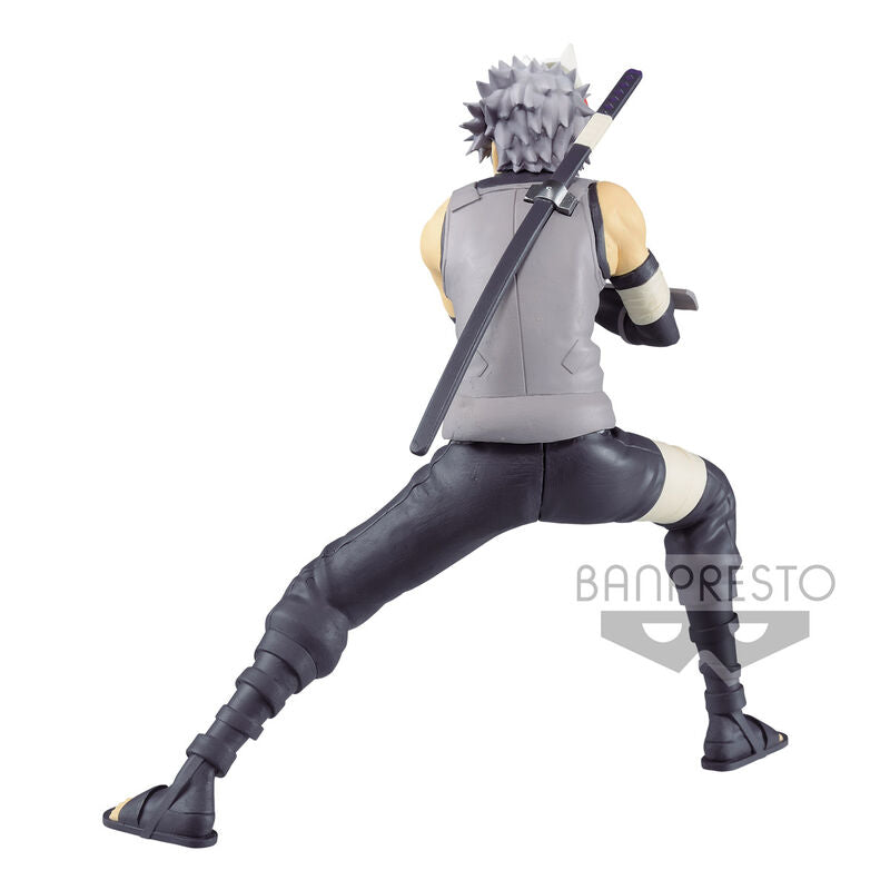Figura de Hatake Kakashi de Naruto Shippuden con máscara blanca y marcas rojas - 3