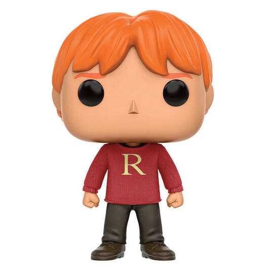 Figura Funko POP! de Ron Weasley con jersey rojo de Harry Potter