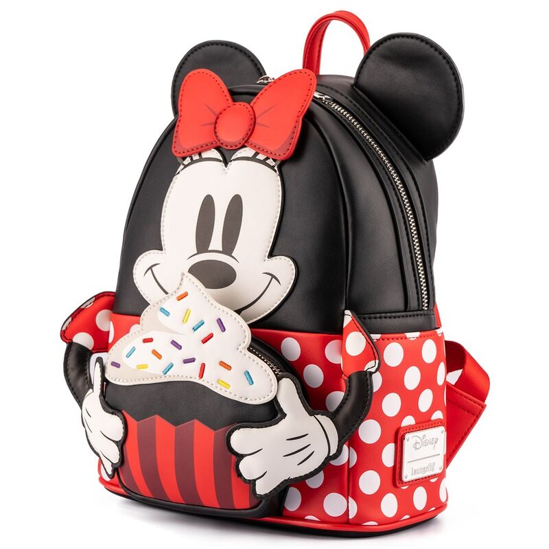 Mochila Loungefly de Minnie Mouse con diseño de cupcake y lunares - 2