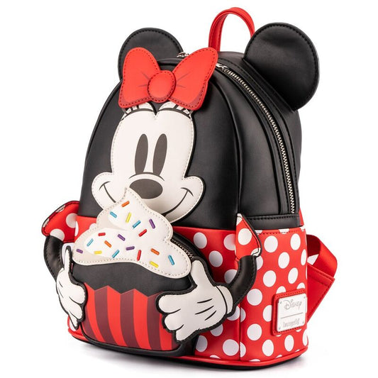 Mochila Loungefly de Minnie Mouse con diseño de cupcake y lunares - 2