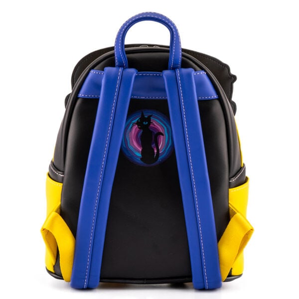 Mochila Loungefly amarilla de Coraline con cabello azul - 3